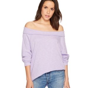 Free People Tops - Free People Palisades Off the shoulder top purple Free People Tops - Free People Palisades Off the shoulder top purple